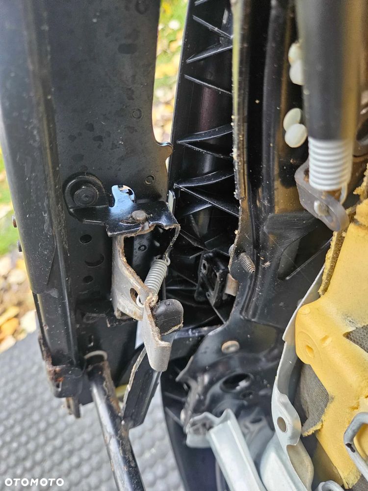 Fotel Kierowcy Siedzenie Welur Czarny Zagłówek BMW 3 E90 E91 2009r Lift LCI - 37