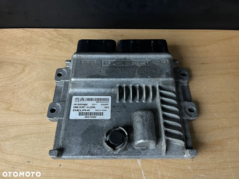 EXPERT III Jumpy III Vivaro IV 2.0 BlueHDi Sterownik komputer silnika moduł 9845750880 9833346580 - 1