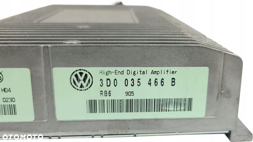 VW PHAETON II LIFT WZMACNIACZ AUDIO DYNAUDIO 3D0035466B - 6
