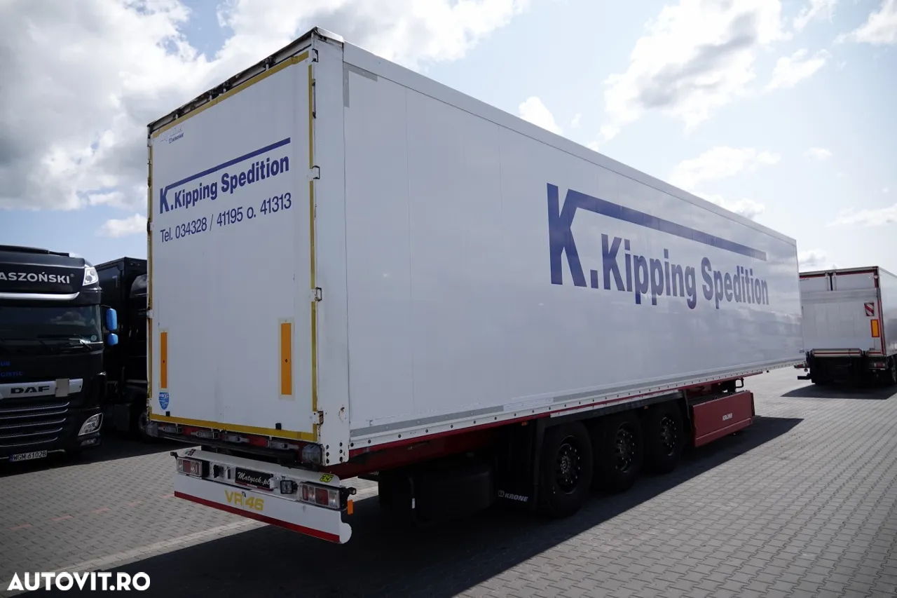 Krone CONTAINER / KOFFER / DOPPELSTOCK / COȘ PENTRU PALEȚI / AXĂ RIDICATĂ / IMPORTAT DIN GERMANIA - 7