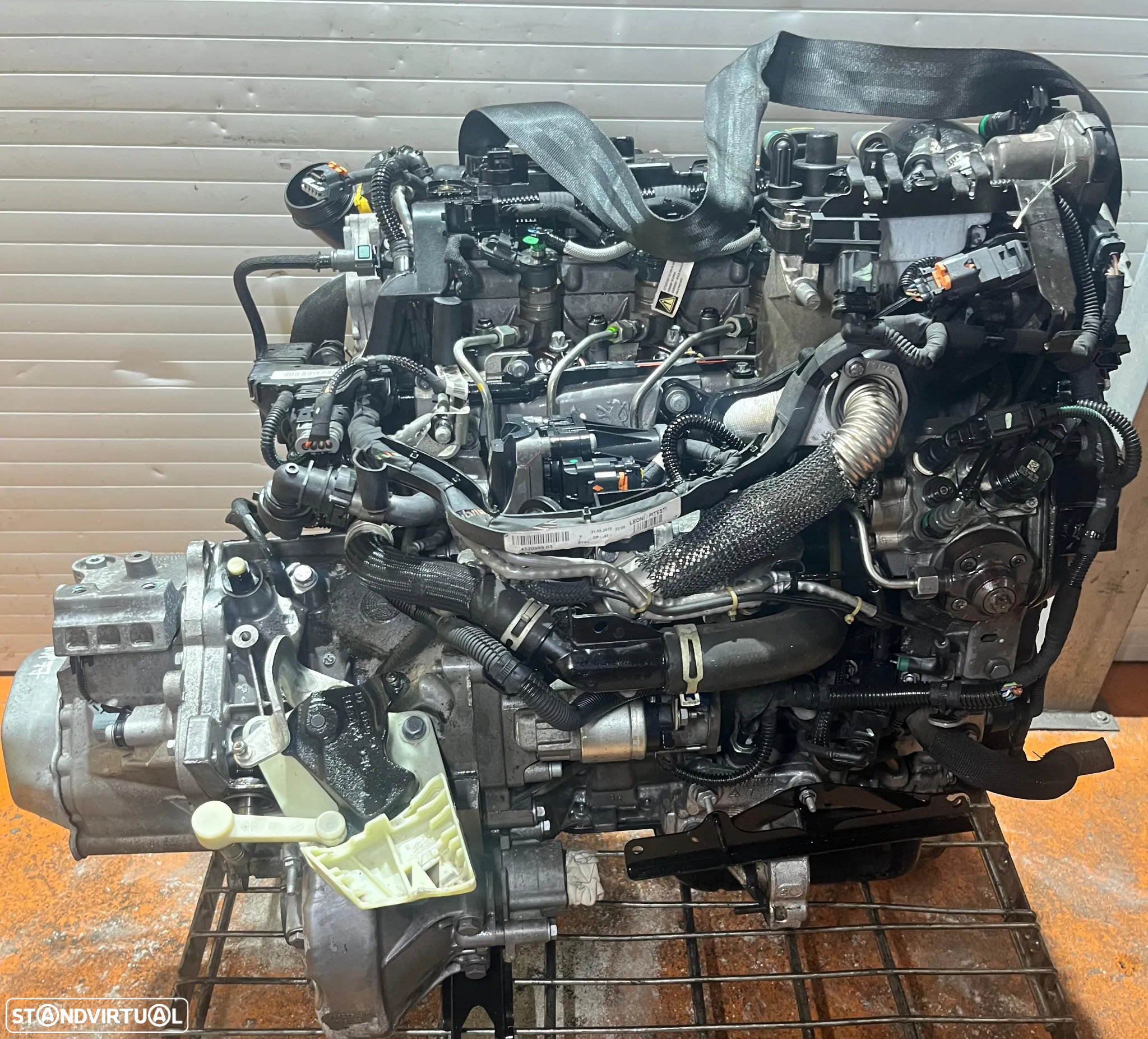 Motor Peugeot 207/308/5008/Partner/Citroen C3/C4/Berlingo 1.6 Hdi Ref: 9H06 - 2