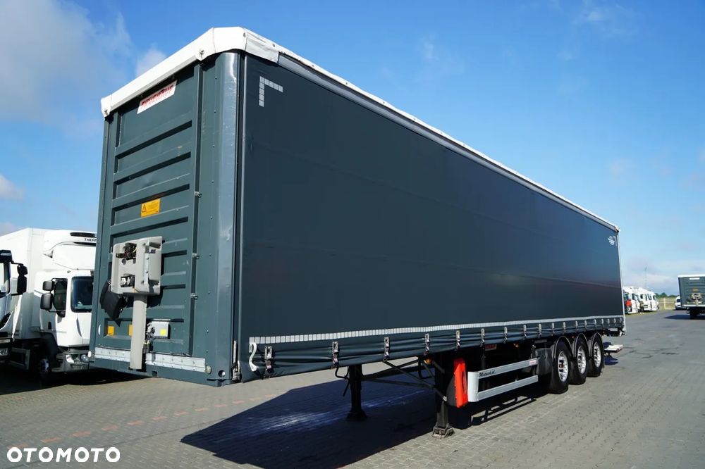 Fruehauf FIRANKA / STANDARD / WINDA DHOLLANDIA 2 000 kg / SAF / OPONY 100% /  MOCNA PODŁOGA SZYNA DESKA - 4
