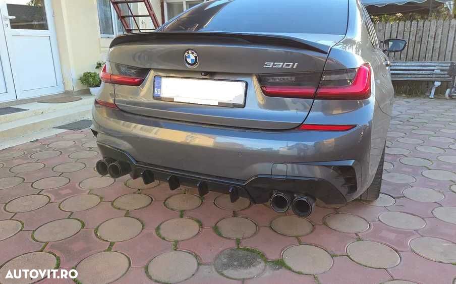 Difuzor Bara Spate M BMW G20 G21 model 340, 340i M look, Negru Lucios - 6