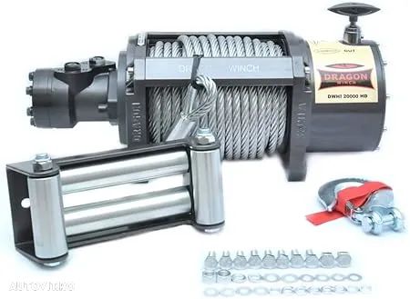 troliu hidraulic DRAGON WINCH DWH 20000 HD (trage 9072 kg) - 1