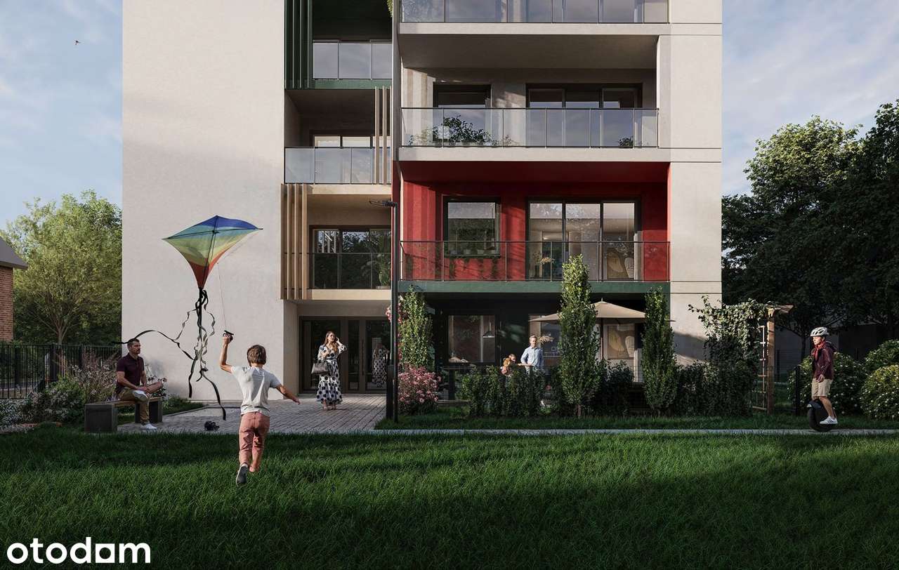 1-pokojowe mieszkanie 44m2 + ogródek Bezpośrednio