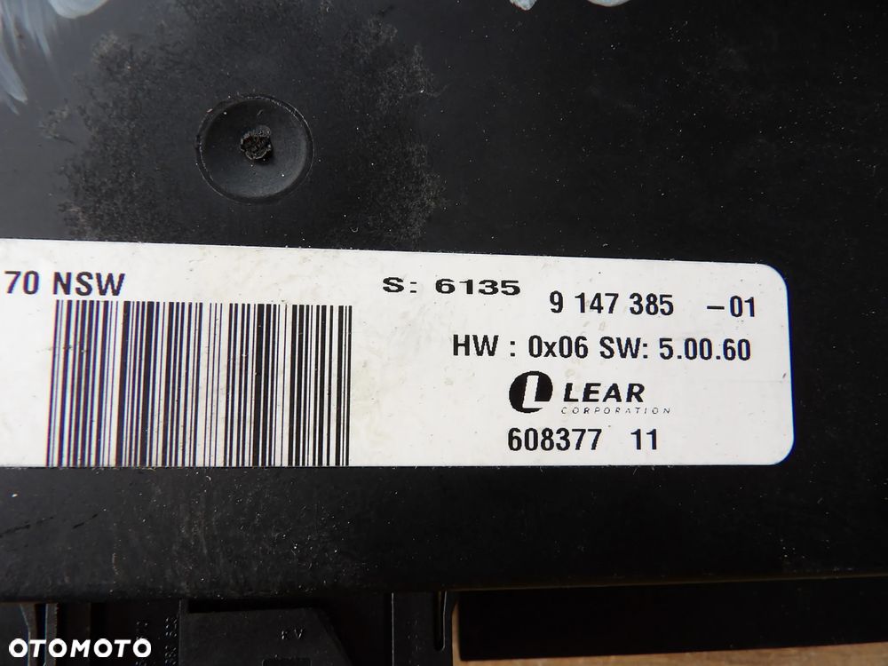 BMW - E70,X5 - MODUŁ , STEROWNIK ŚWIATEŁ - 9147385 - 2
