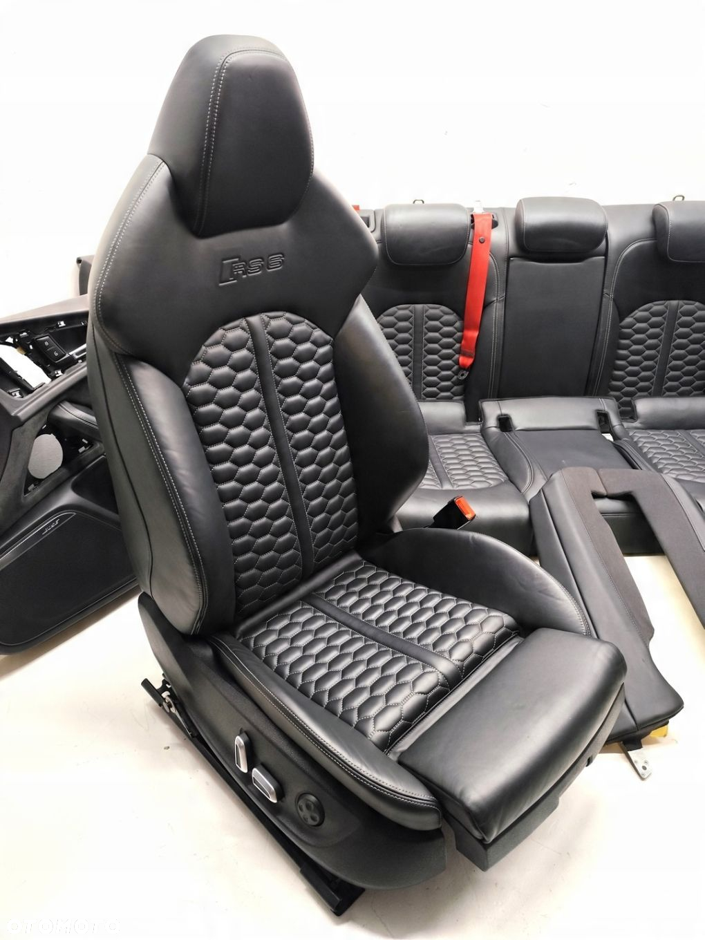 AUDI RS6 C7 LIFT FOTELE KANAPA TAPICERKI SKÓRA KOMPLET - 5