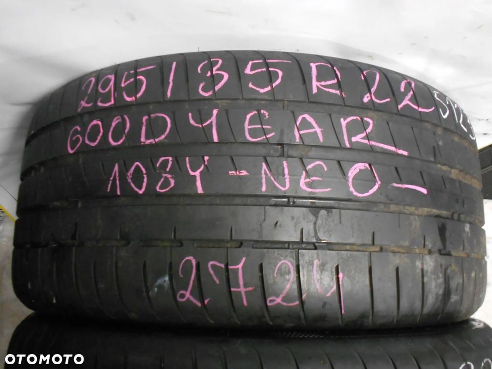 OPONY 295/35R22 GOODYEAR EAGLE F1 SUPERSPORT NEO DOT 2724 / 5123 6.4MM - 2