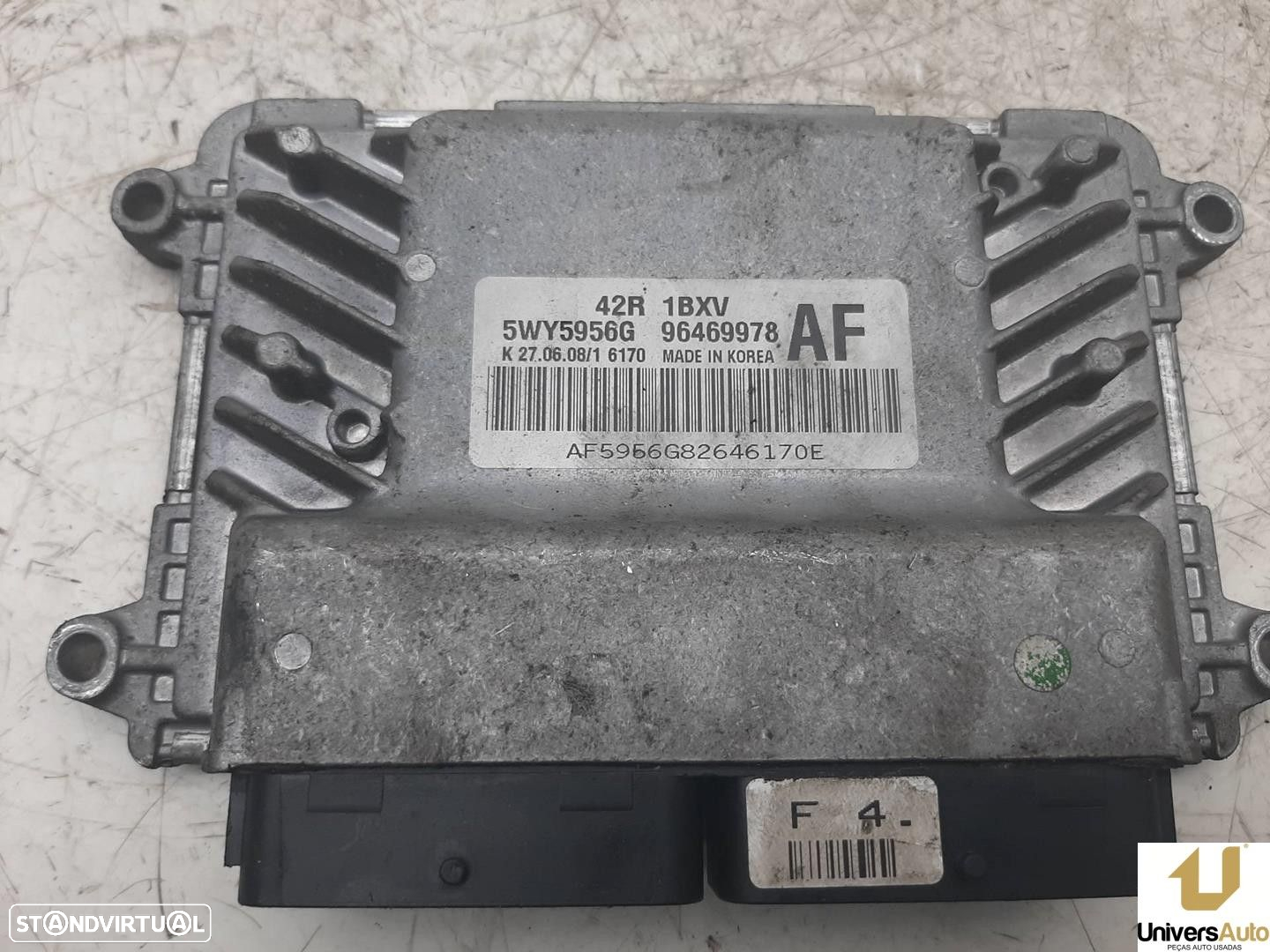 CENTRALINA MOTOR UCE CHEVROLET AVEO / KALOS FASTBACK 2009 -96469978 - 3