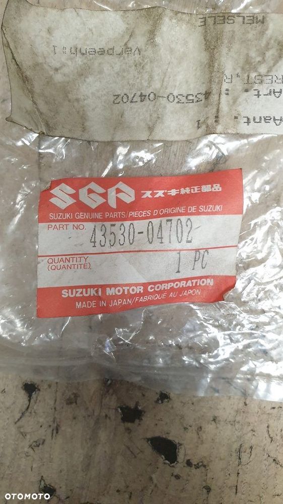 Oryginalny Podnóżek Prawy Suzuki RG50 TS50  43530-04702 - 10