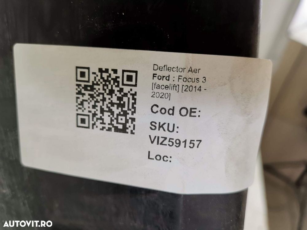 Deflector Aer Ford  Focus 3 [facelift] 2014 2015 2016 2017 2018 2019 2 - 8