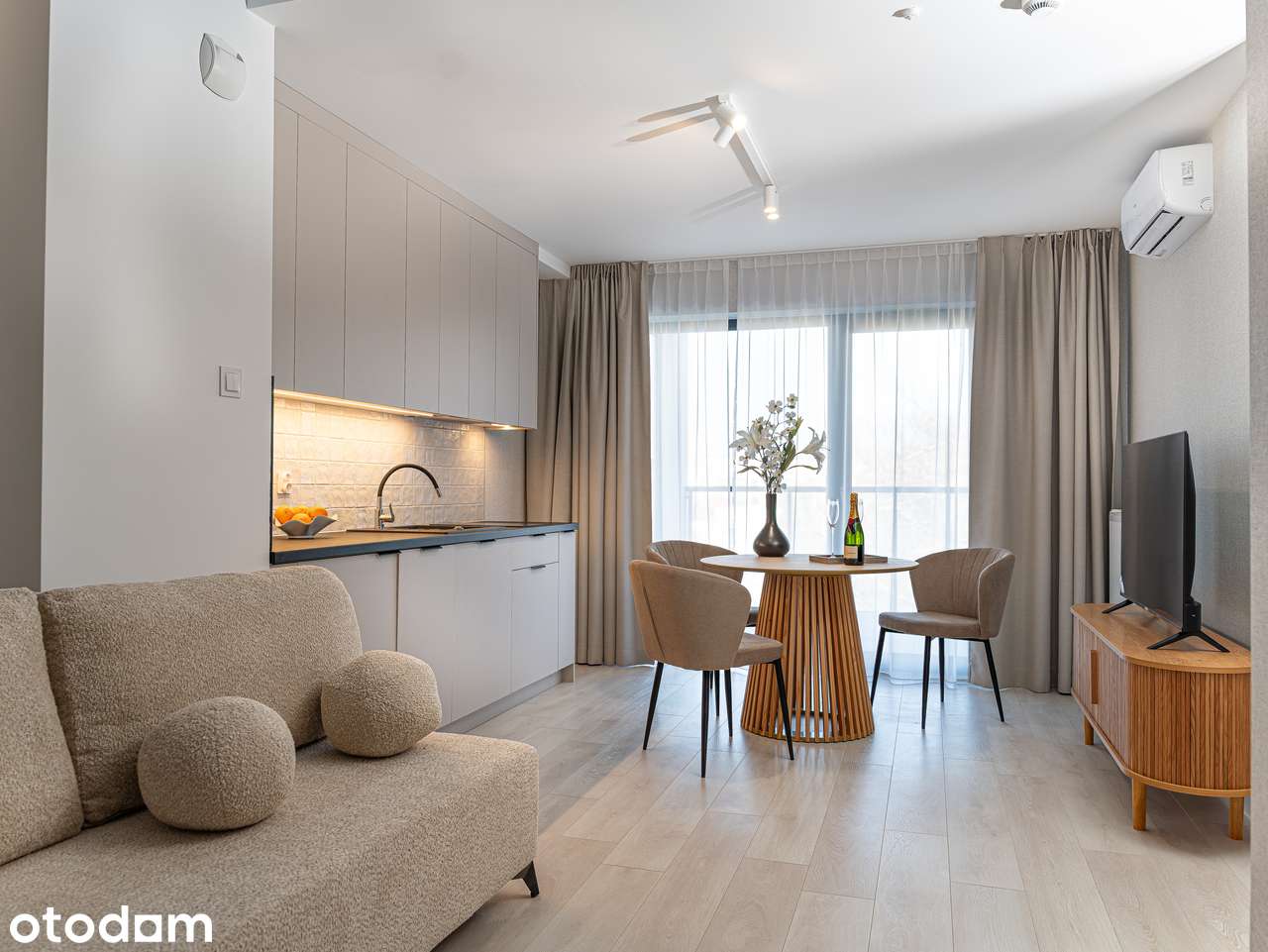 Wykończony penthouse 50 m od plaży | Taras z widokiem na Bałtyk
