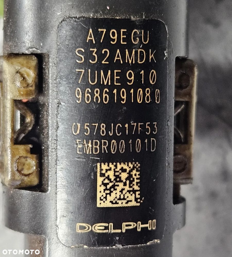 Peugeot 407 Citroen C4 C5 2.0 HDI wtryskiwacz DELPHI 9686191080 - 2