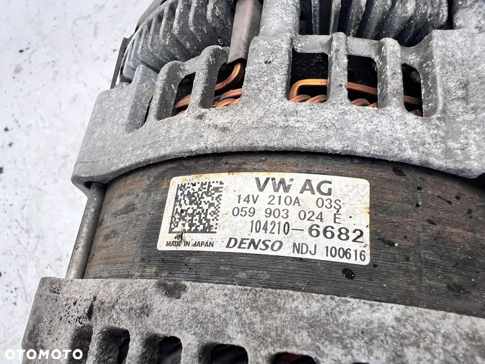 ALTERNATOR AUDI Q7 4M 3.0 TDI 05903024E 210A 1/26 - 7