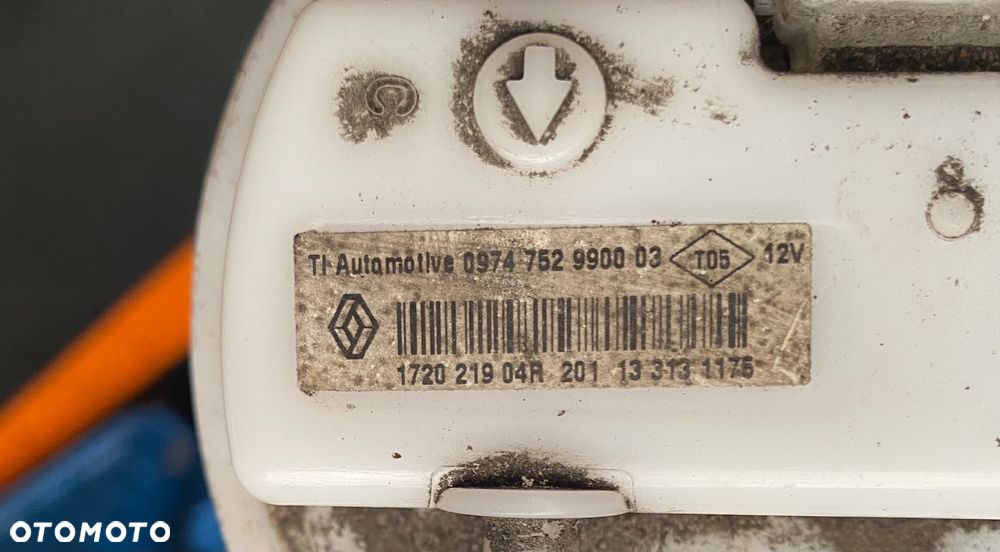 DACIA SANDERO 2 II Logan II 0.9 tce 0.9TCE po 48 tyś km POMPKA PALIWOWA POMPA PALIWA pływak obudowa pompy 172021904R  0974752990003  STEPWAY - 1