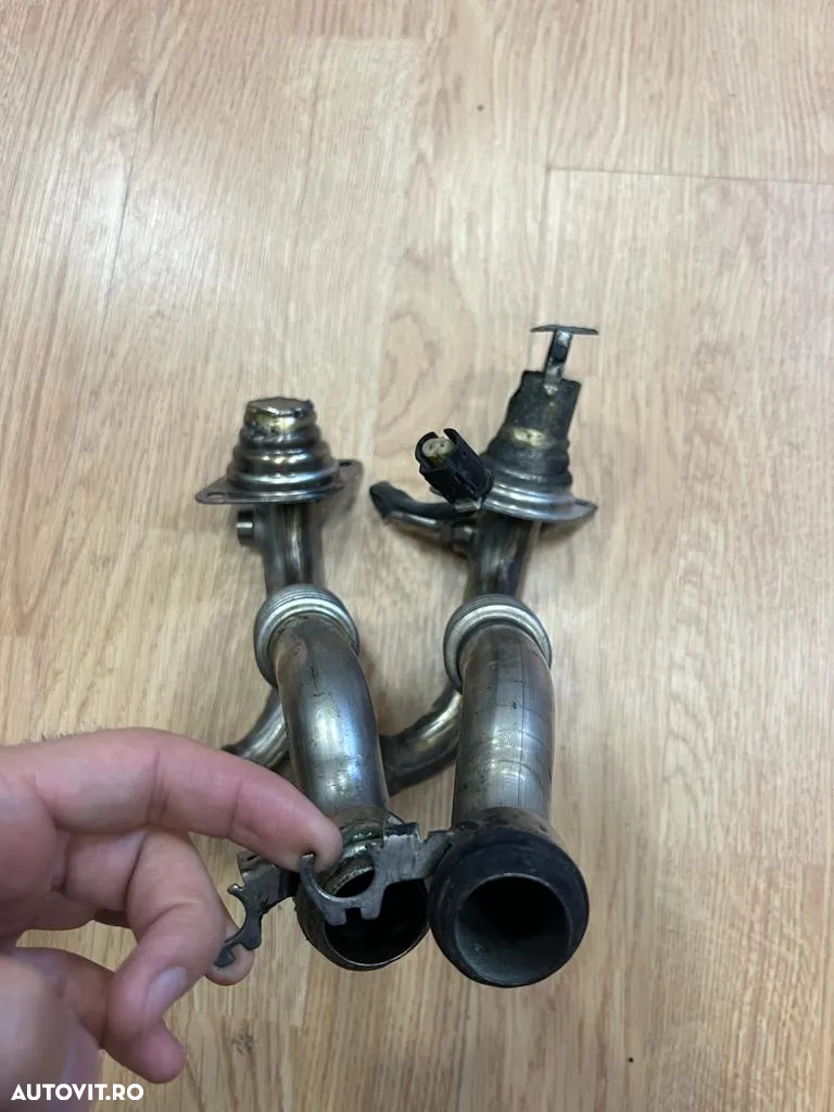 2 conducte conducta galerie admisie BMW N57 teava EGR N57 EGR off EGR on BMW E90 F10 F11 F01 - 5