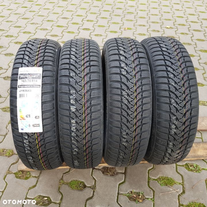4x 165/70R14 Kumho WinterCraft WP51 Nowy komplet opon zimowych Poznań - 1