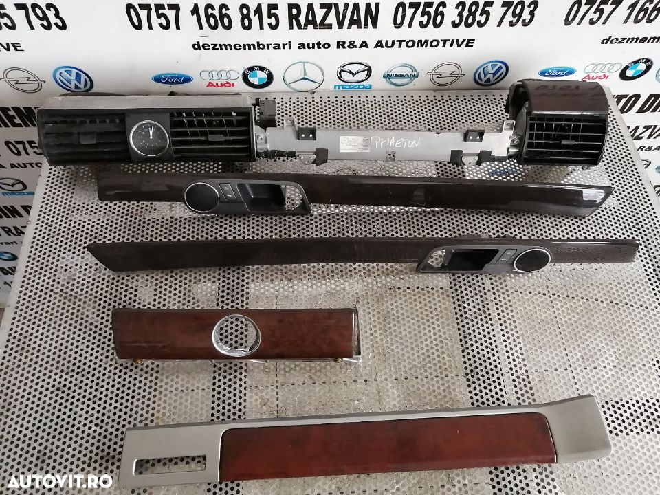 Ornament Trim Bord VW Phaeton 2003 2010 Volan Stanga - 4