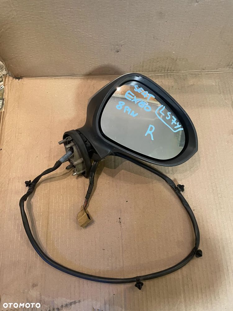 Lusterko zewnętrzne prawe Seat Exeo (8 pin) - 1