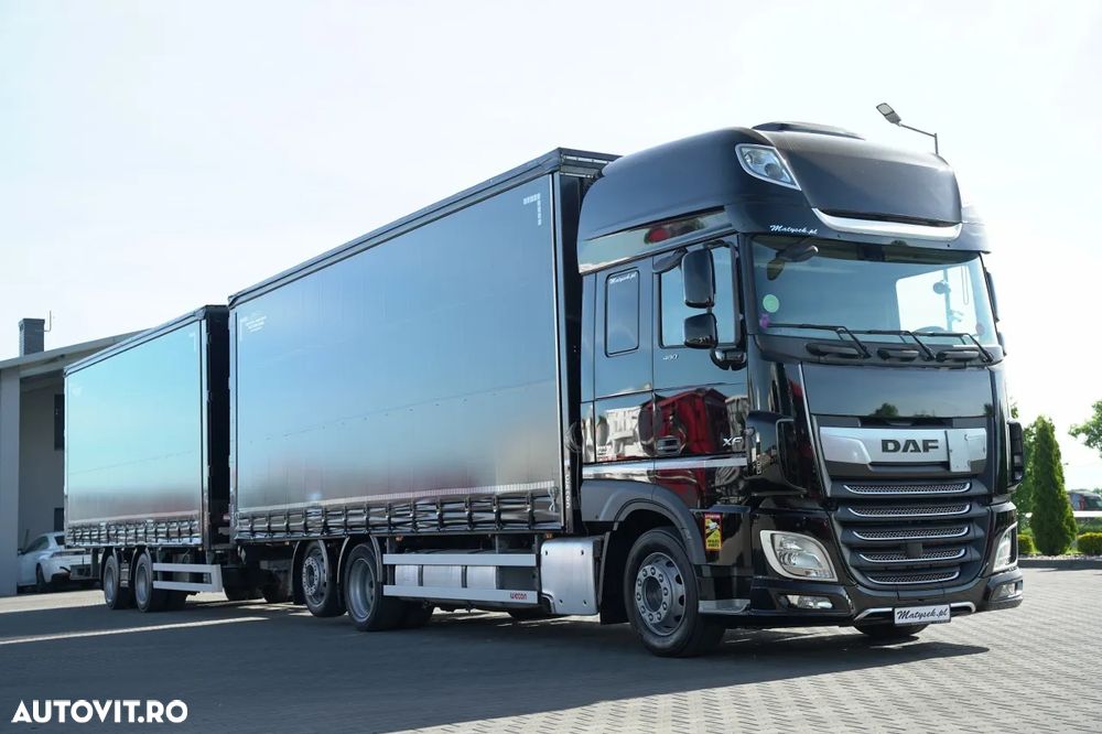 DAF XF 480 / COMBINAȚIE TANDEM 120 M3 / TRANSITION / I-PARK COOL / 7.7 M + 7.7 M / WECON / 2022 / - 5