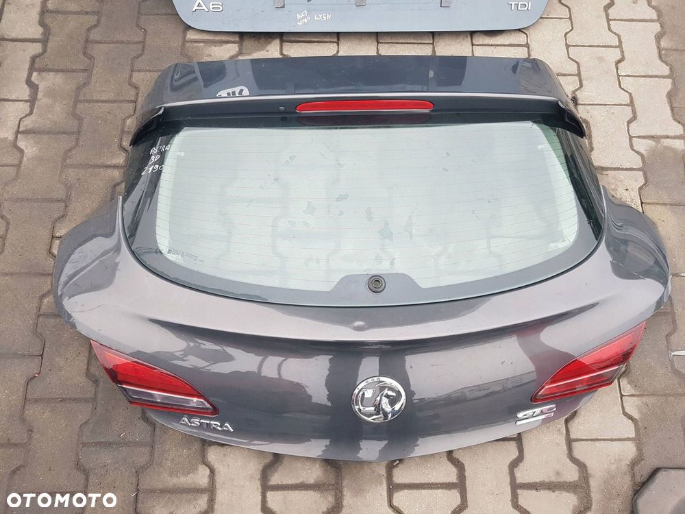 OPEL ASTRA IV J GTC 09-15r COUPE KLAPA BAGAŻNIKA TYŁ TYLNA Z190 - 2
