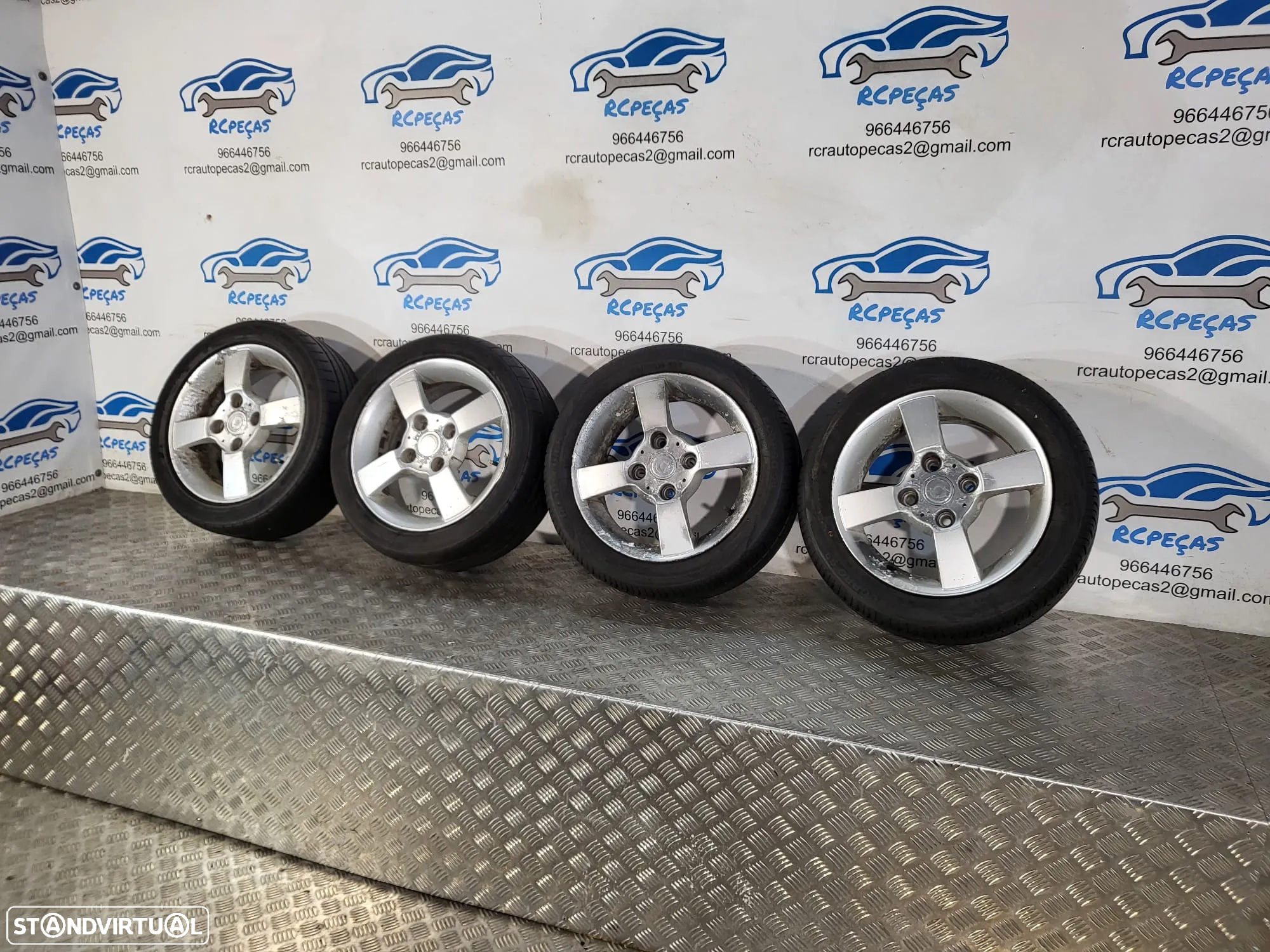 .Conjunto Jantes 15 Smart ForFour 454 4x114.3 6J ET46 A4544010401 - 3