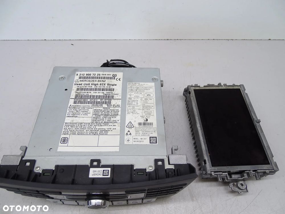 MERCEDES E-KLASA W212 LIFT Radio nawigacja 2129007225 - 9