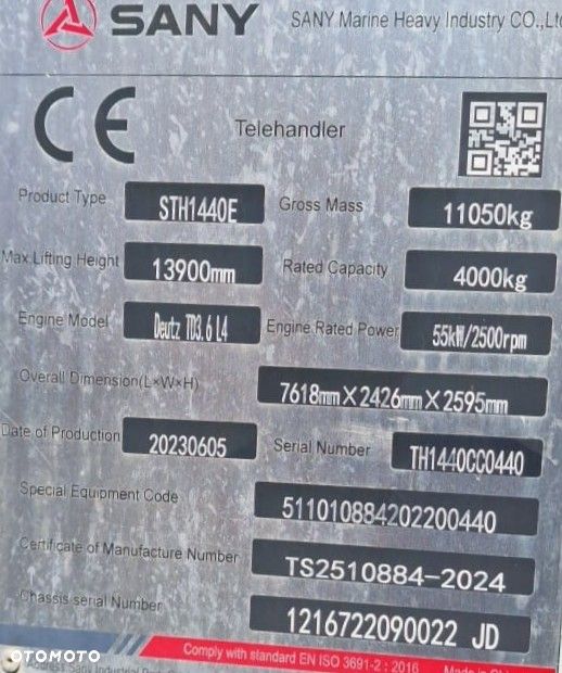 Sany STH1440 - 8