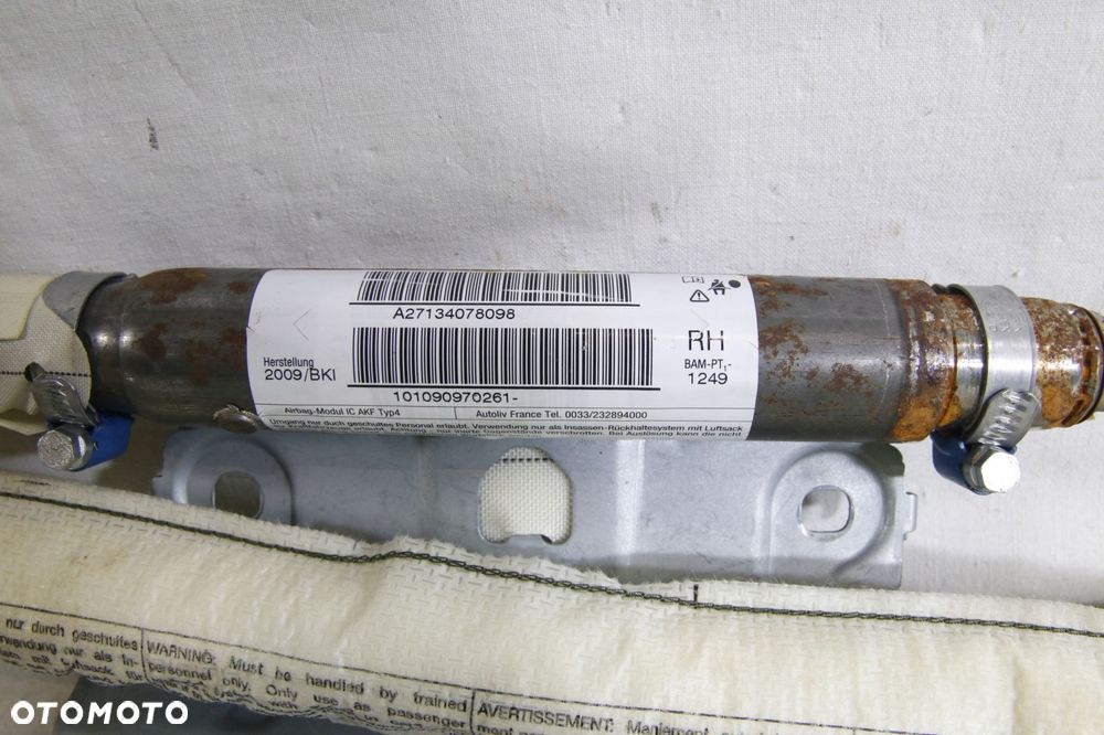 kurtyna poduszka airbag prawa oryginał mini cooper one r56 2007-2014 - 2