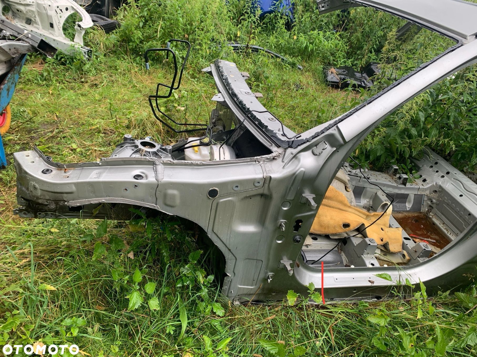 ĆWIARTKA LEWA PRZÓD PODŁUŻNICA SŁUPEK BMW X3 G01 X3M F97 - 1