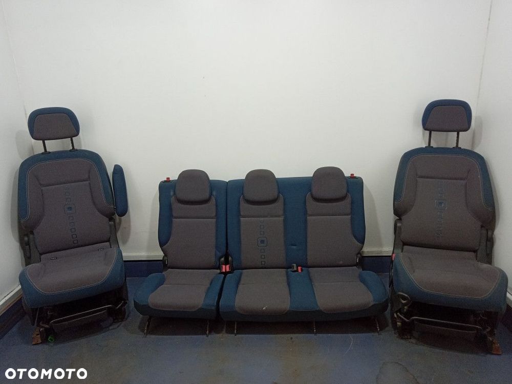 CITROEN BERLINGO II 08- MULTISPACE FOTELE PRZÓD TYŁ 5 OSÓB KOMPLET - 1