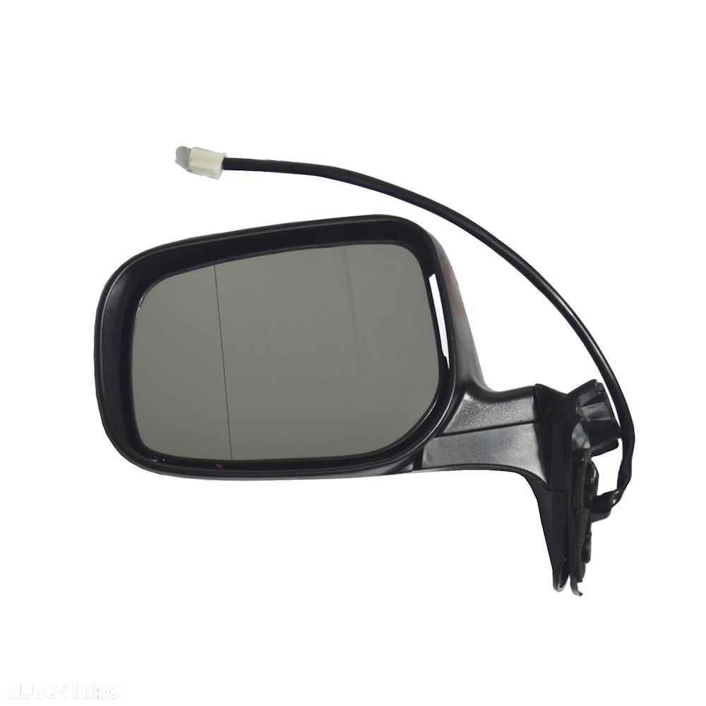 Oglinda exterioara Toyota Auris (E15J) 03.2007-04.2010 stanga/dreapta Crom Convex Electrica Cu Incalzire, carcasa neagra, cu 5 pini - 1