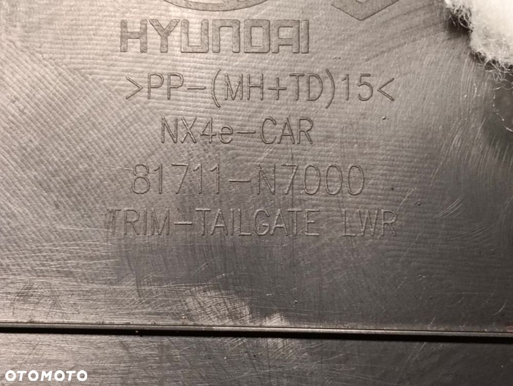 HYUNDAI TUCSON 4 20-24r Poszycie Osłona Klapy Bagażnika - 5