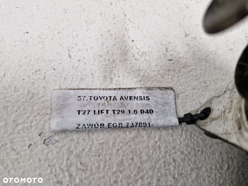 toyota avensis t27 lift t29 1.6 d4d zawór egr 737891-10 - 6