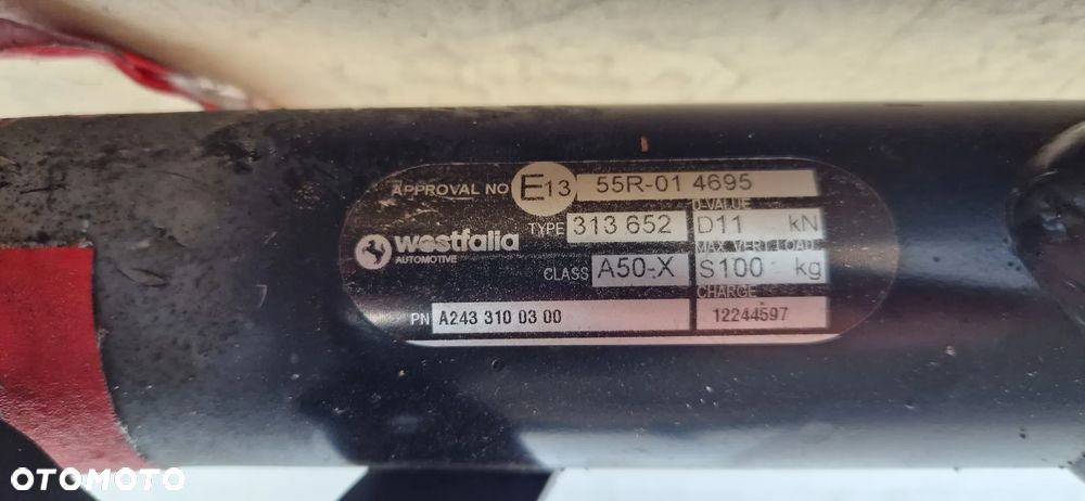 Hak holowniczy elektryczy Mercedes EQA 243 a243 w243 - 3