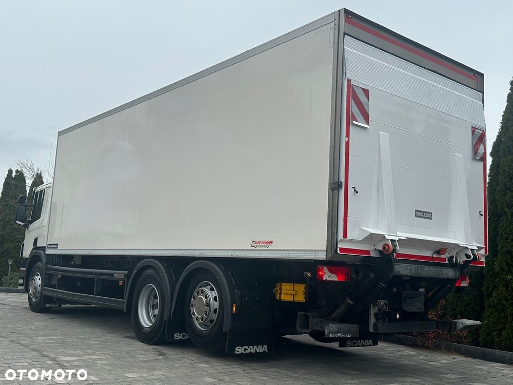 Scania / P360 / 6X2 / CHŁODNIA 7,7 m / Carrier / WINDA / - 20