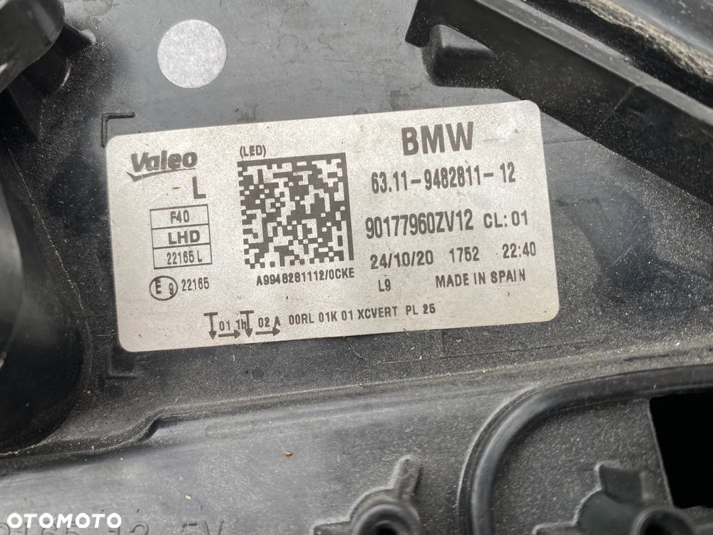 lampy BMW 1 F40 adaptive led lewa eu cała - 6