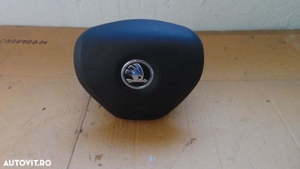 Airbag volan Skoda Fabia,Yeti,Octavia,Rapid an 2016 cod 6V0880201 - 5