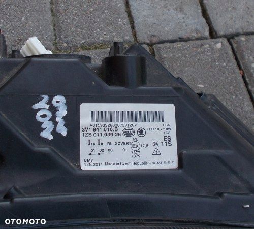SKODA SUPERB 3 III 3V1 BI XENON SKRĘTNY LED LAMPA PRAWA 3V1941016B - 12