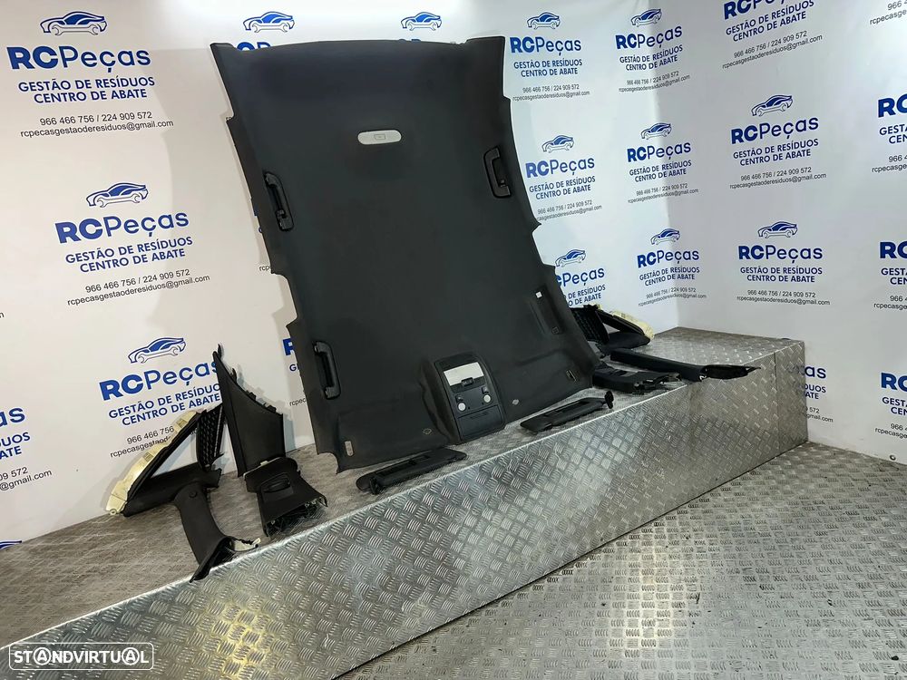 .Conjunto Interior Tecto Cúpula Preto Original Audi A4 B8 Sedan 2009 - 2016 - 4