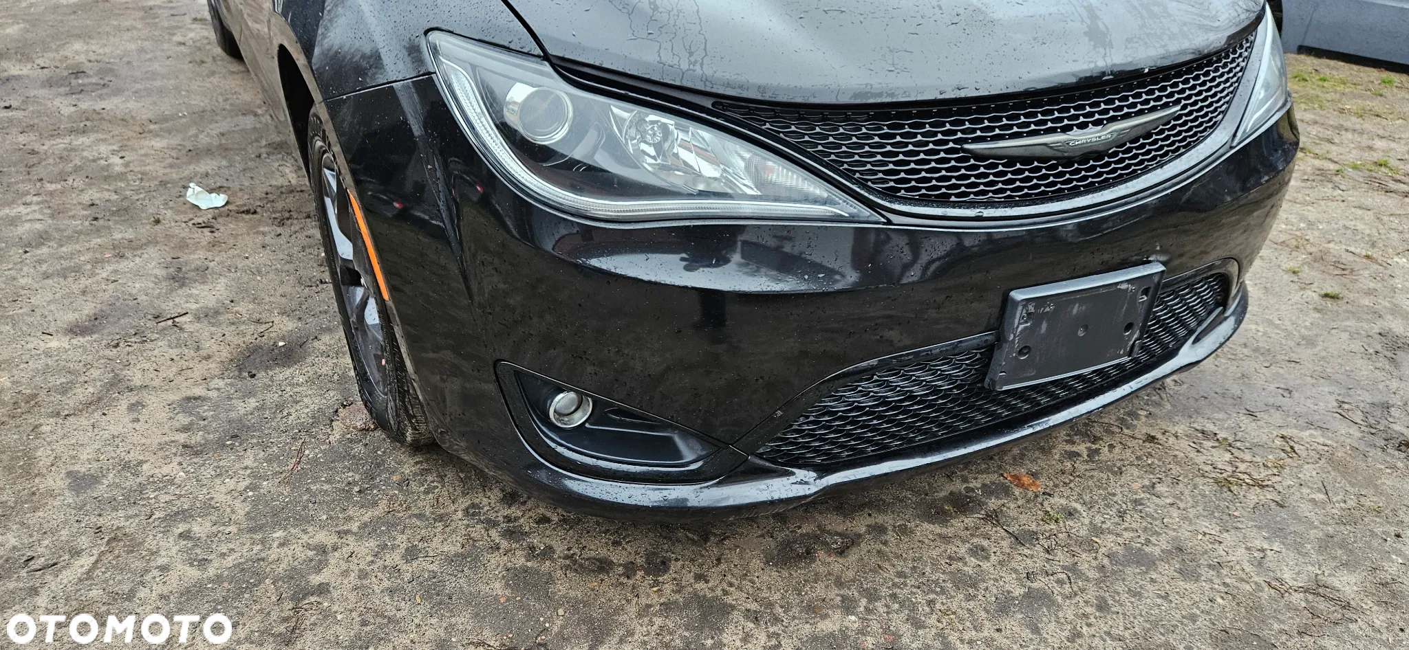 Chrysler Pacifica 2016-  3.6 V6 Błotnik przód lewy Błotnik przedni lewy Reflektor prawy Lampa prawa Xenon Soczewka Led 68370845AB 68370844AB Wzmocnienie czołowe Pas przedni  KOLOR  PXR - 5