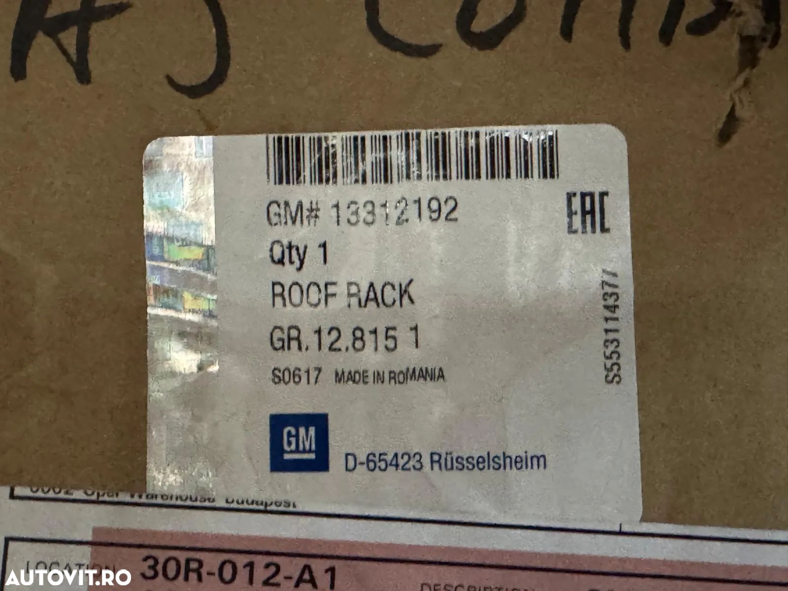 13312192 | Bari Transversale | Opel Astra J - 1