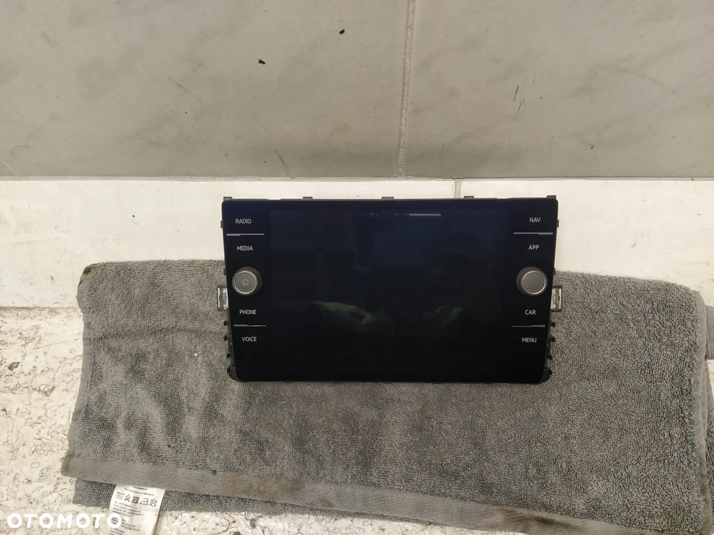 VW TIGUAN II PANEL PRZYCISKI POKRĘTŁA KLIMATYZACJI MODUŁ USB AUX MONITOR EKRAN NAWIGACJI LICZNIK ZEGARY PRĘDKOŚCIOMIERZ VIRTUAL COCKPIT LED ORYGINAŁ - 12