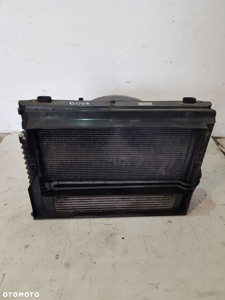 komplet chłodnic wentylator 7801657 bmw e60 e61 lift 3.0d eur m57 - 2