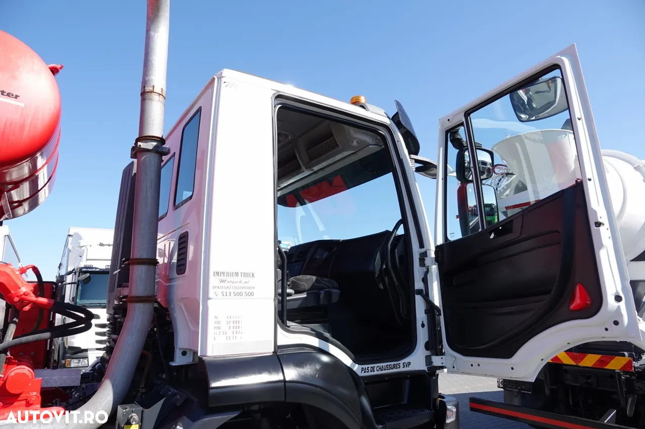 Scania TRAKKER 410 / 8X4 / BETONĂ 9 M3 / PUTZMEISTER / EURO 6 - 34