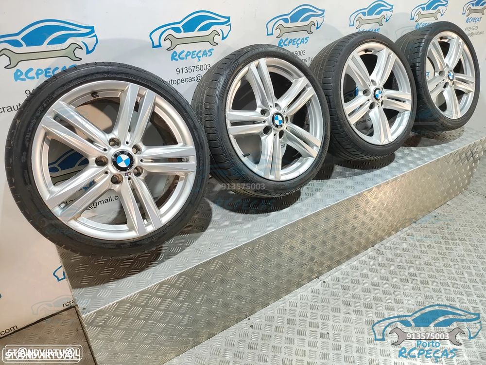 Conjunto Jantes 18" BMW Serie 1 Pack M - Style 386M - 7,5J | 8J | ET34 | ET37 | 5x120 - Originais | Jante | 36117845852 | 7845852 | 36117845853 | 7845853 | 245 35 18 | 225 40 18 | 5 x 120 | 18 Polegadas | Style 386 | F20 | F21 | F22 | F23 - 6