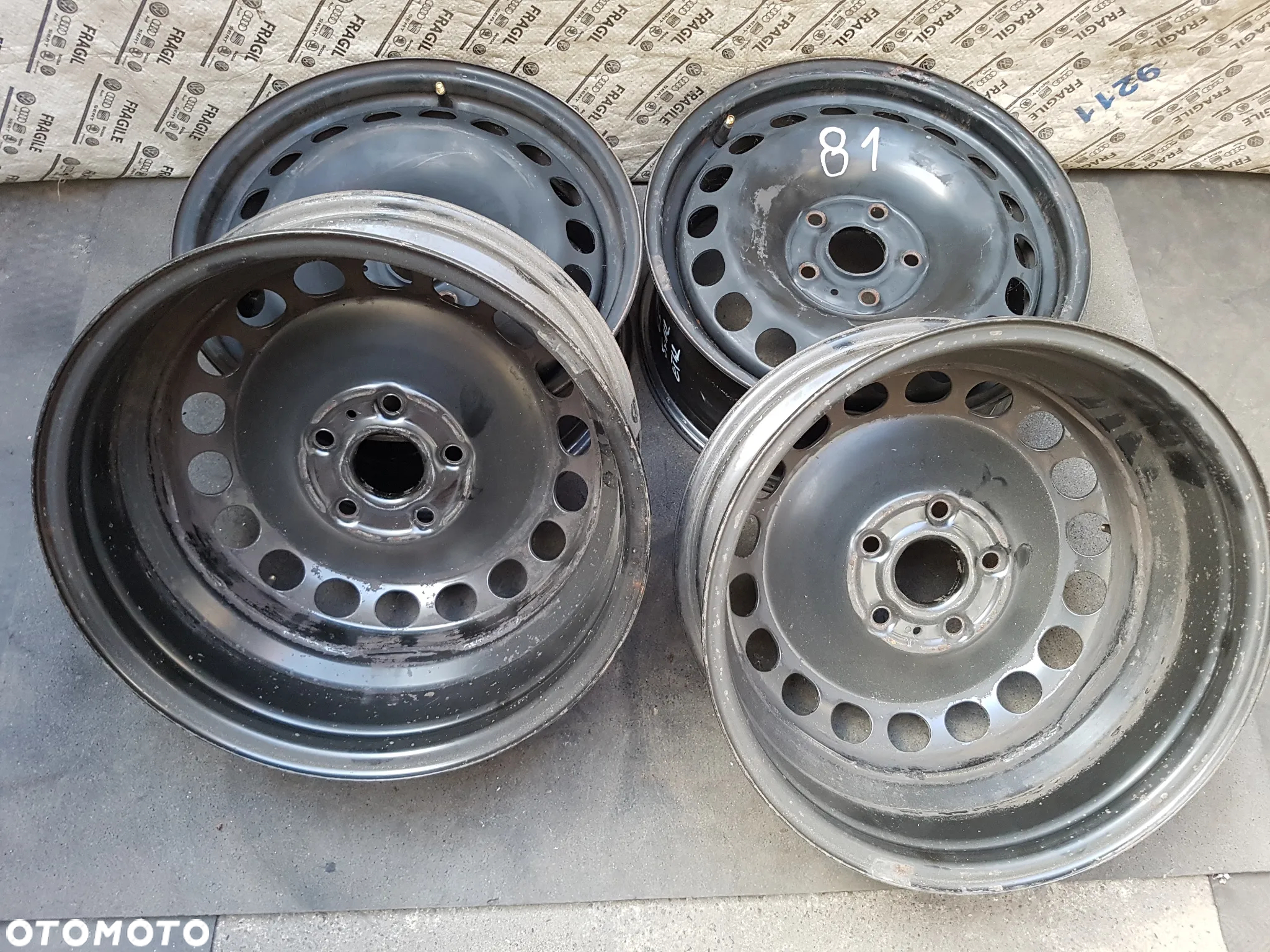 FELGI STALOWE VW PASSAT SKODA   SEAT 5X112  6,5JX16 ET42 3C0 - 14