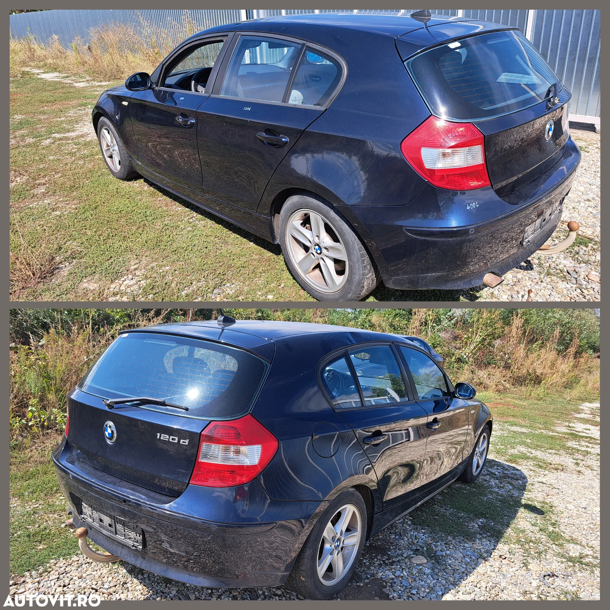 Piese BMW 120d E87 2006 motor M47 163cp diesel motor cutie viteze manuala grup spate caseta directie injectoare turbina compresor ac bara aripa usa scaun bancheta - 3