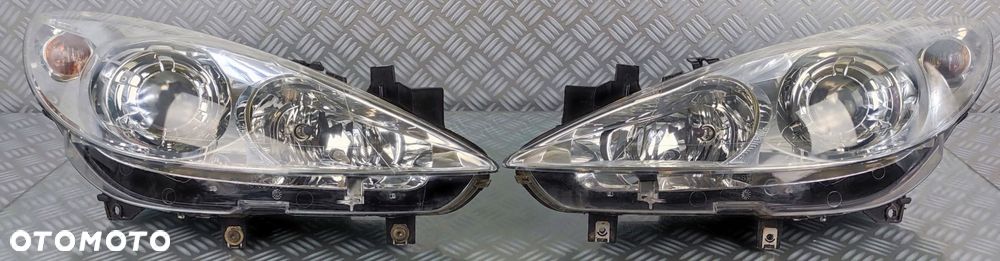 reflektor lampa prawa prawy lewa lewy przód przednia PEUGEOT 307 LIFT HB SW - 3