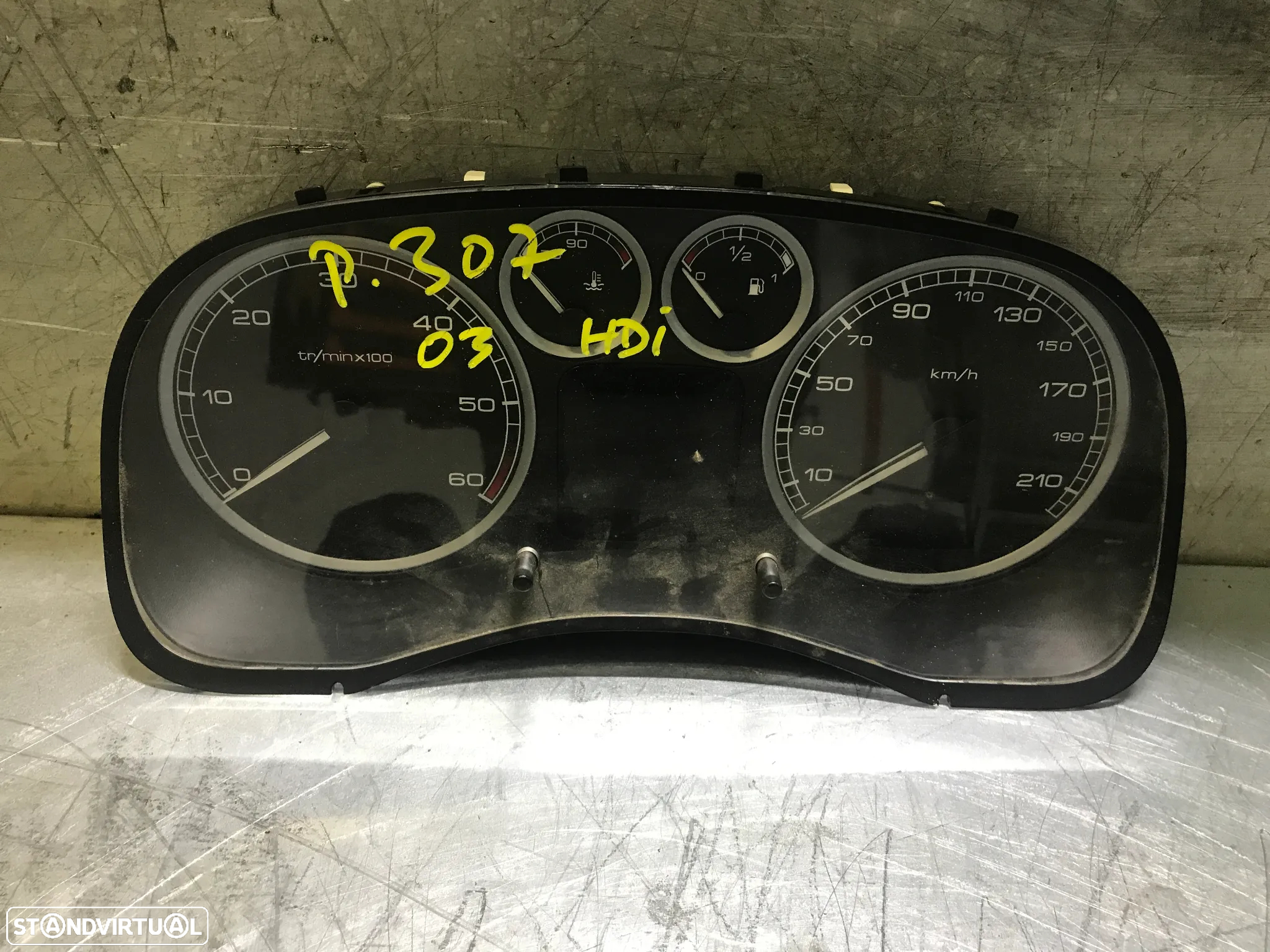 QUADRANTE  PEUGEOT 307 HDI P9636708880 P9646742480 - 3